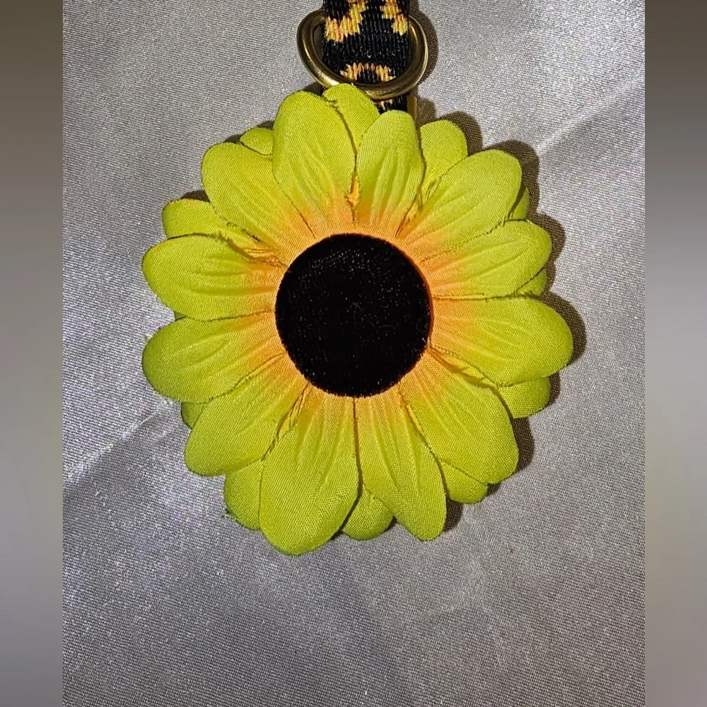 Top Paw Sunflower Polyester Dog Collar (S)